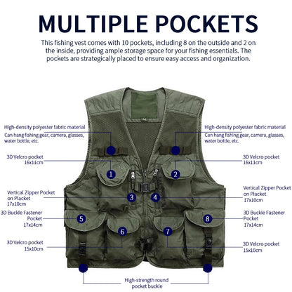 Premium Cotton Fishing Vest
