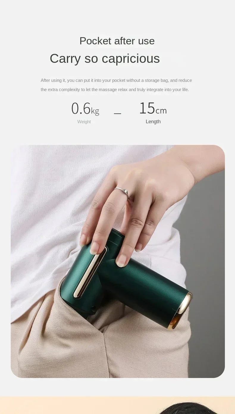 USB mini massage gun for muscle relaxation and recovery