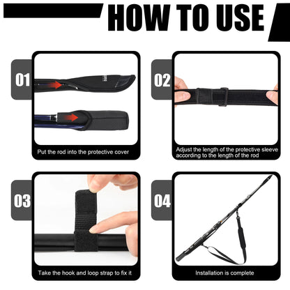 Adjustable Fishing Rod Protective Sheath