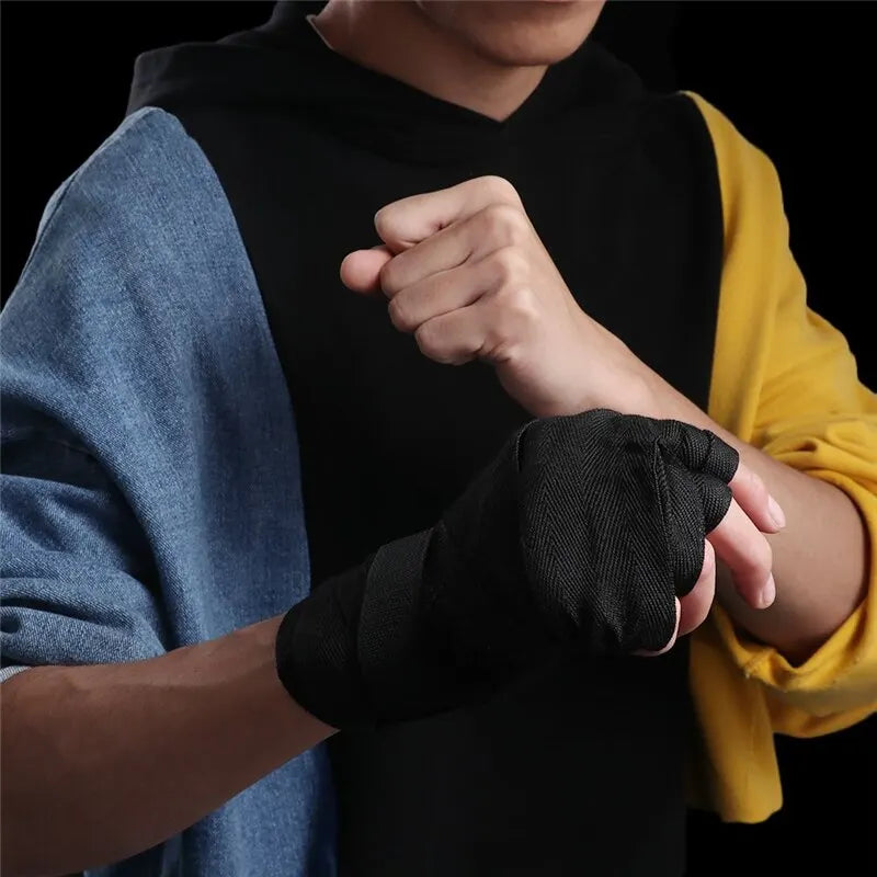 2 Rolls 2.5M Cotton Boxing Bandage Sports Strap