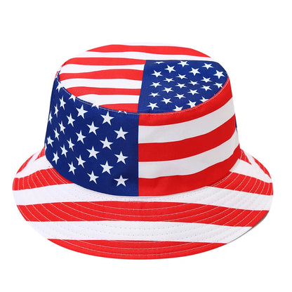 Reversible National Flag Bucket Hat