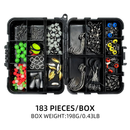 183pc Fishing Accessories Storage Set