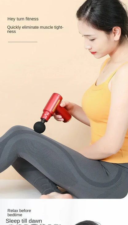USB mini massage gun for muscle relaxation and recovery