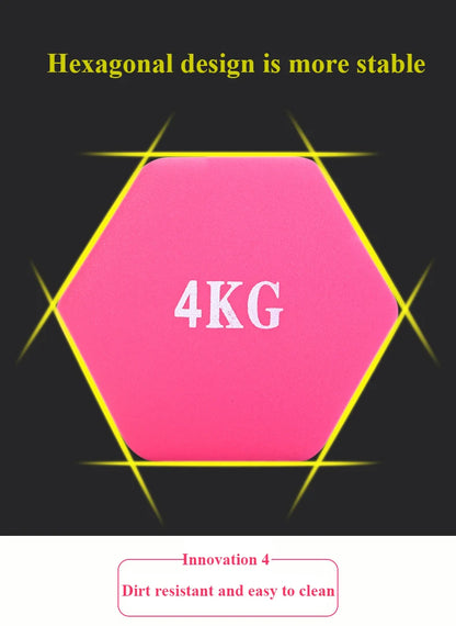 2.5kg Hex Dumbbell for Yoga & Home Fitness