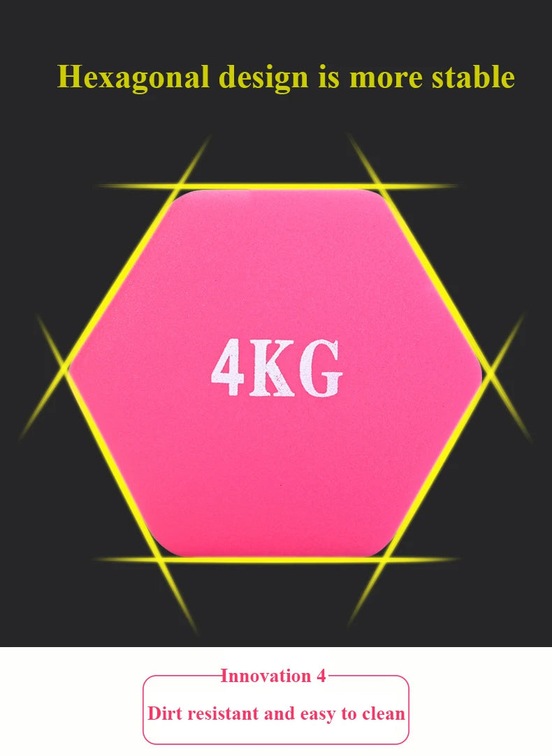 2.5kg Hex Dumbbell for Yoga & Home Fitness
