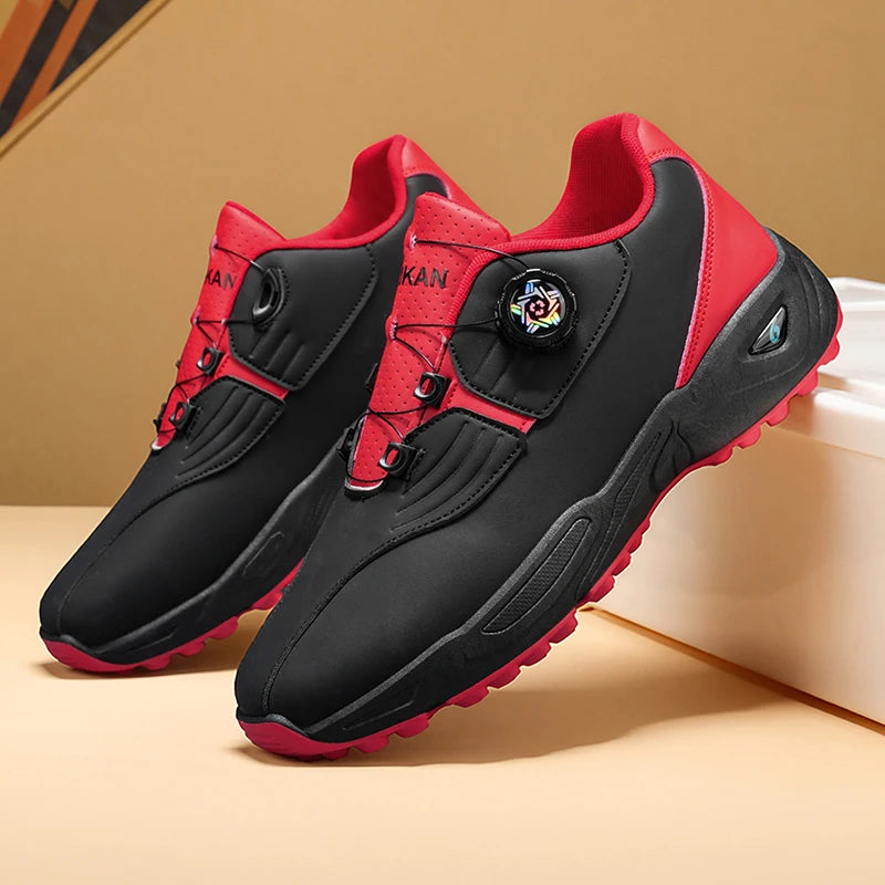 Premium Leather Waterproof Golf Shoes