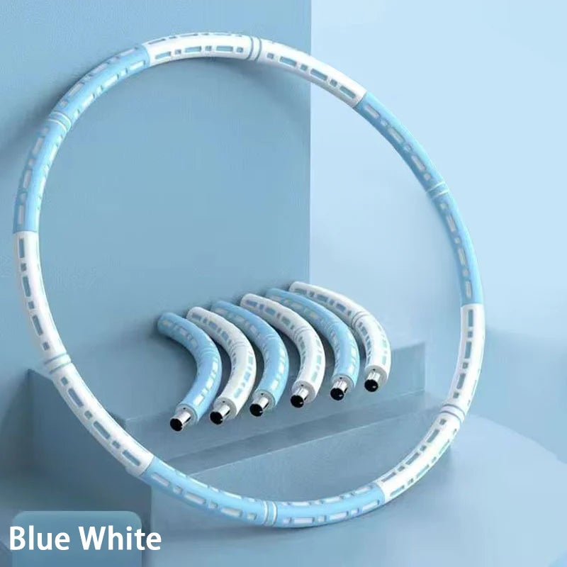 Adjustable 6-Section Foam Exercise Hoop