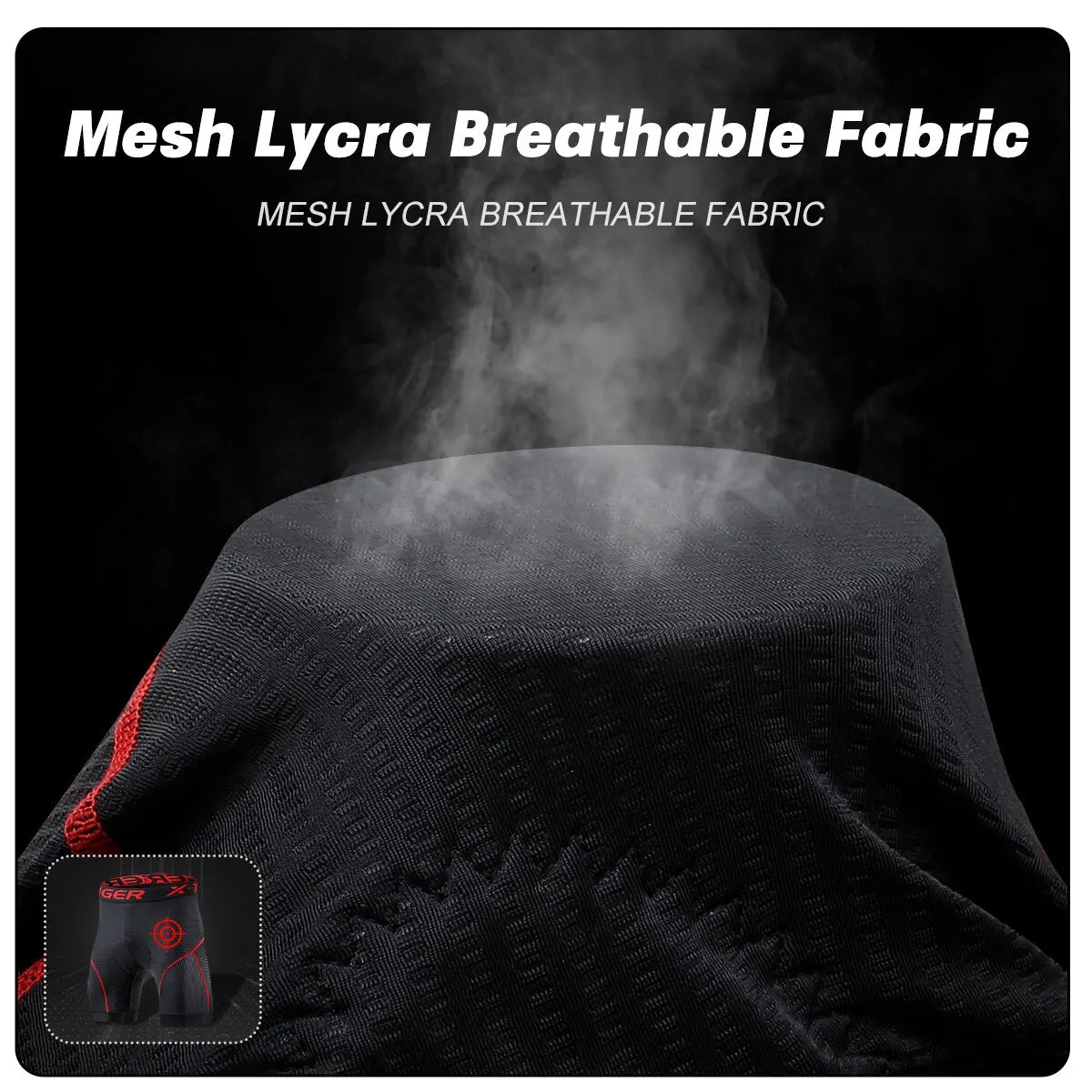 Cycling Shorts Mesh Underwear Gel Pad