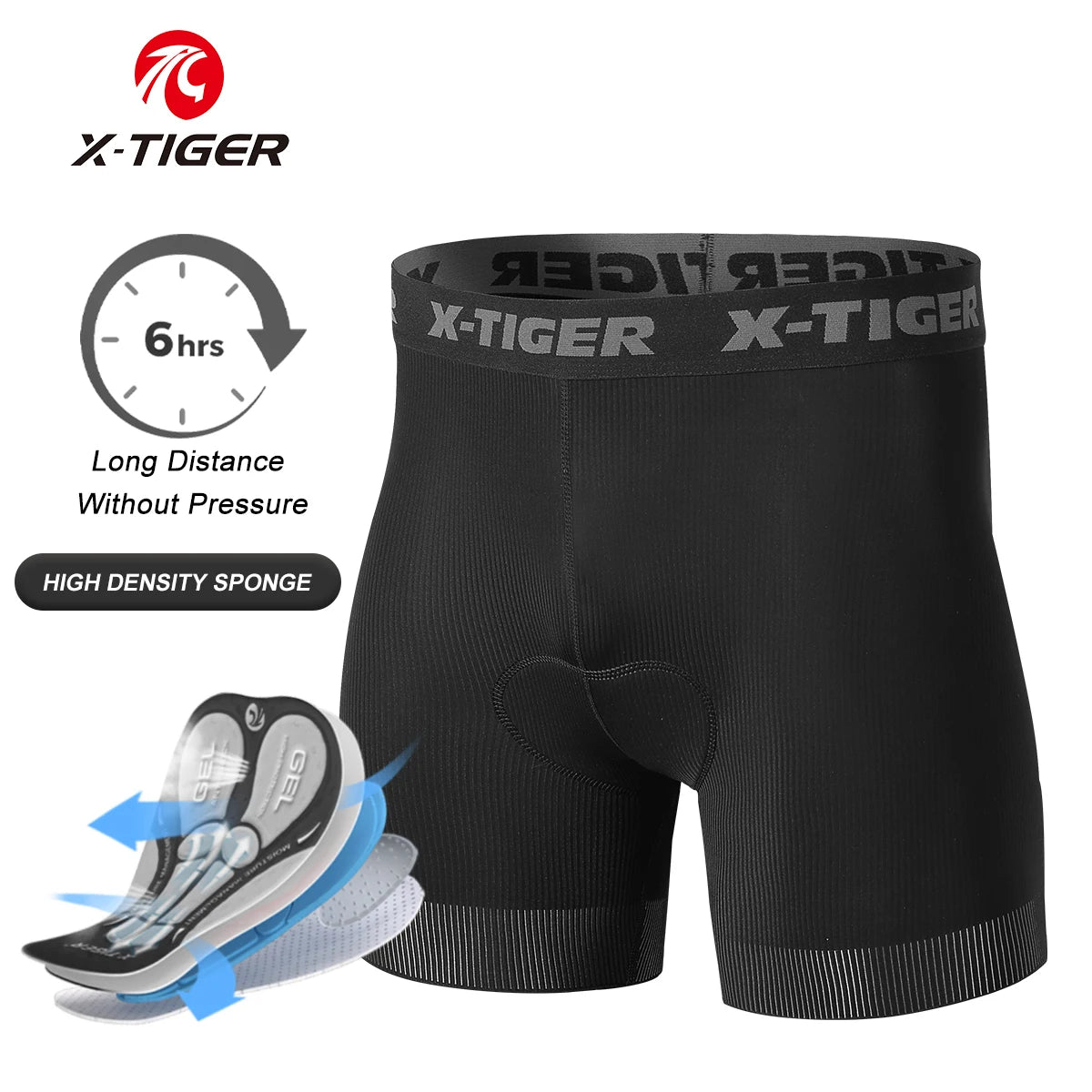 Cycling Shorts Mesh Underwear Gel Pad