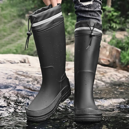 Men's Fleece-Lined Rain Boots