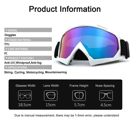 Winter Anti-Fog Snowboard Ski Glasses