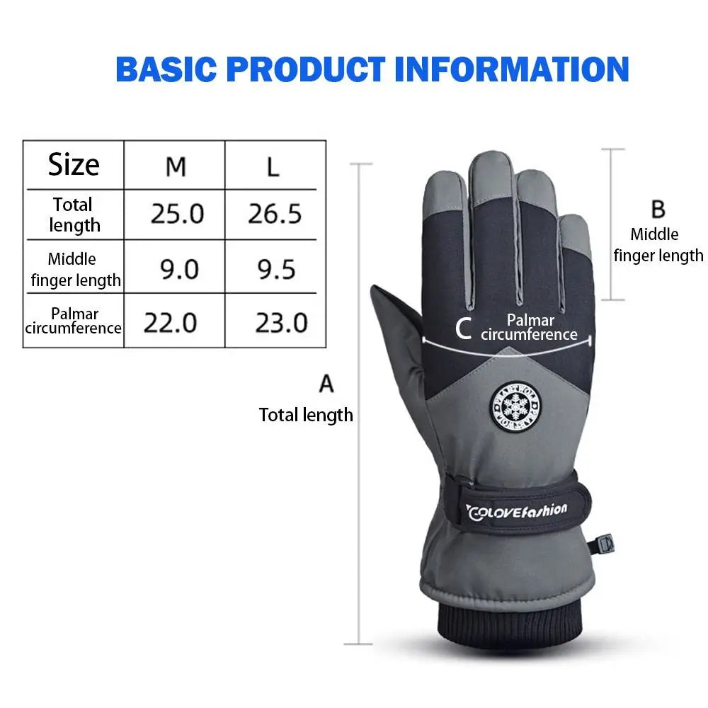 Winter Unisex Snowboard Ski Gloves