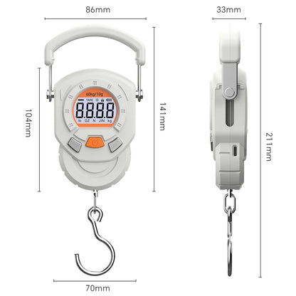 Digital LCD Portable Hanging Scale