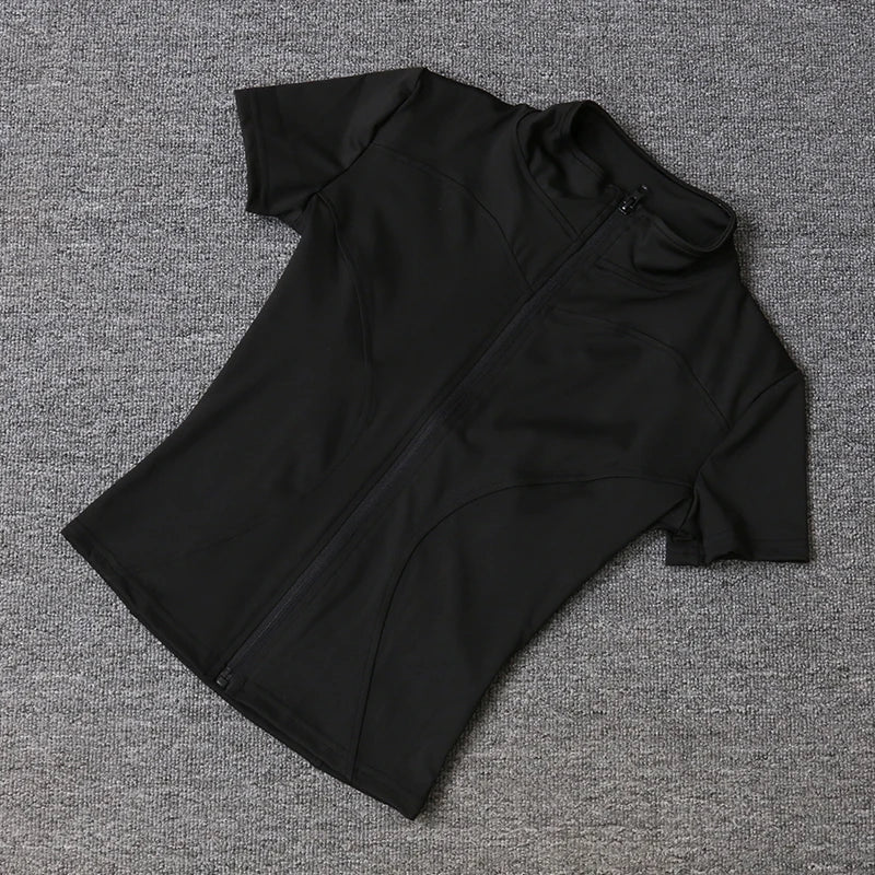 Women’s Slim Fit Quick-Dry Full Zip Yoga & Running Top