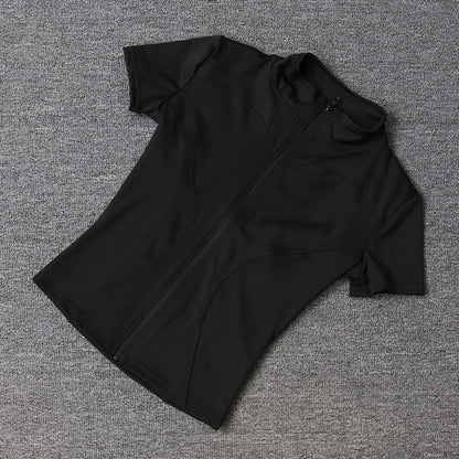 Women’s Slim Fit Quick-Dry Full Zip Yoga & Running Top