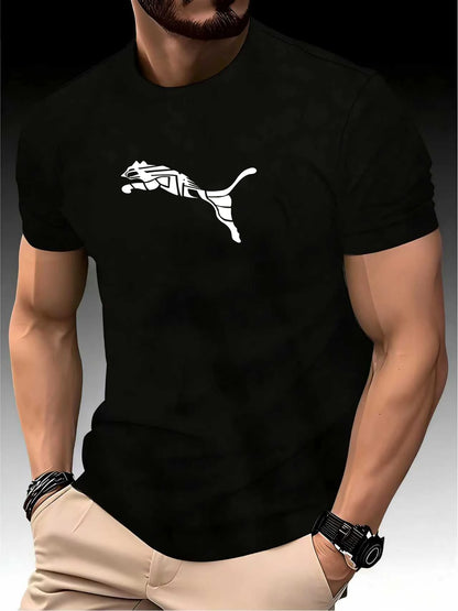 Luxury Fox Leopard Print T-Shirt