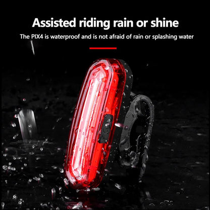 Bicycle Bike Rear Light USB Rechargeable