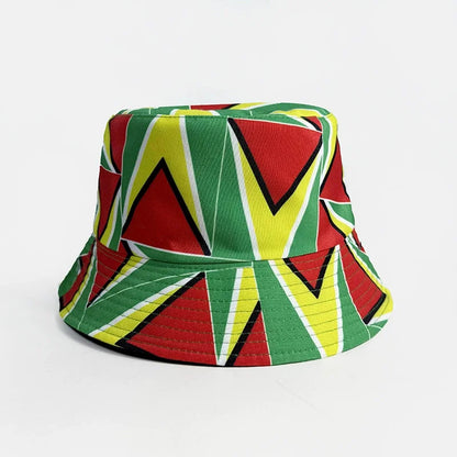 Reversible National Flag Bucket Hat
