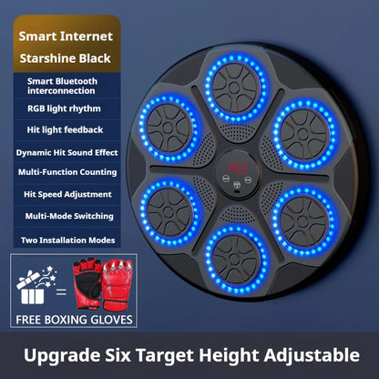 Music Boxing Trainer Bluetooth Wall Mounted