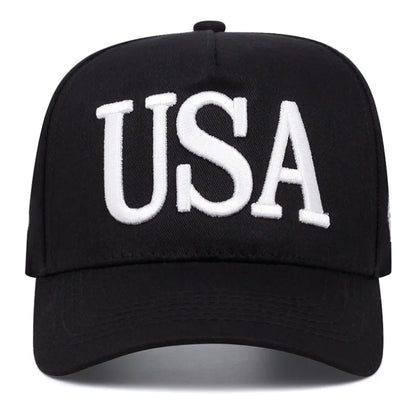 USA Flag Embroidered Baseball Cap