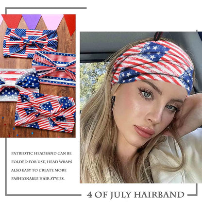 Patriotic American Flag Headband