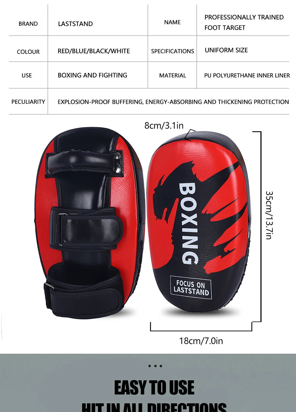 Leather Boxing Target Hand Foot Kicking Pad