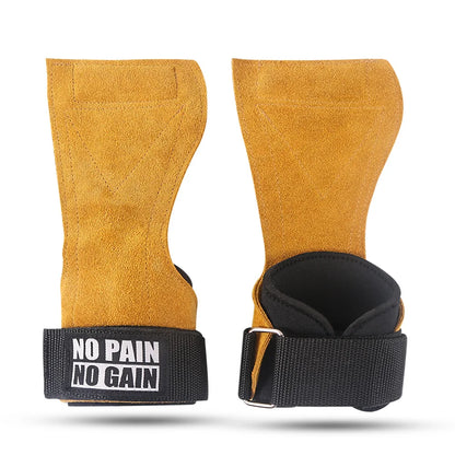 Cowhide Weightlifting Gym Grips