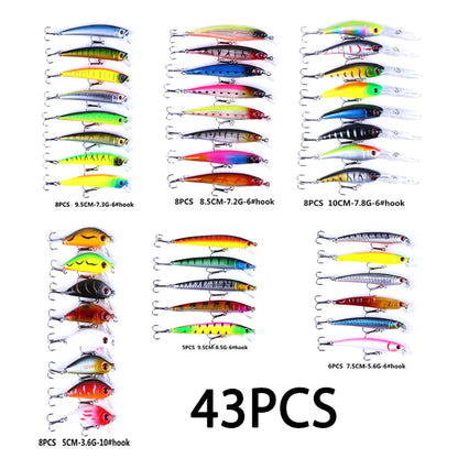 Complete Fishing Lures Tackle Set