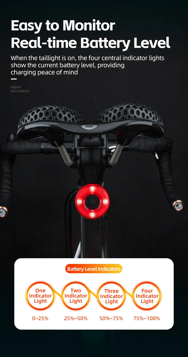 Smart Bike Tail Light Bicycle Rear Lights