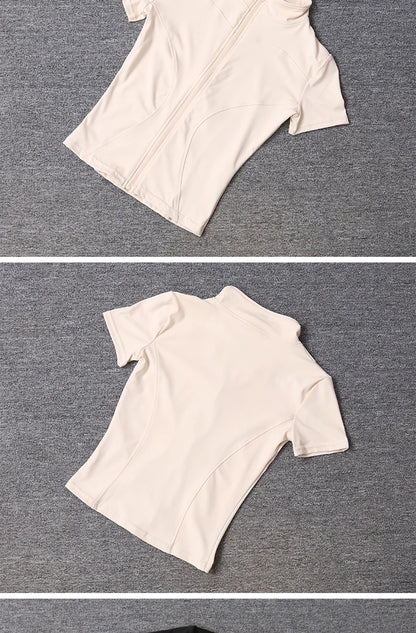 Women’s Slim Fit Quick-Dry Full Zip Yoga & Running Top
