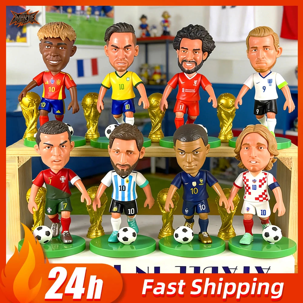 Collectible Soccer Star Figurines Set