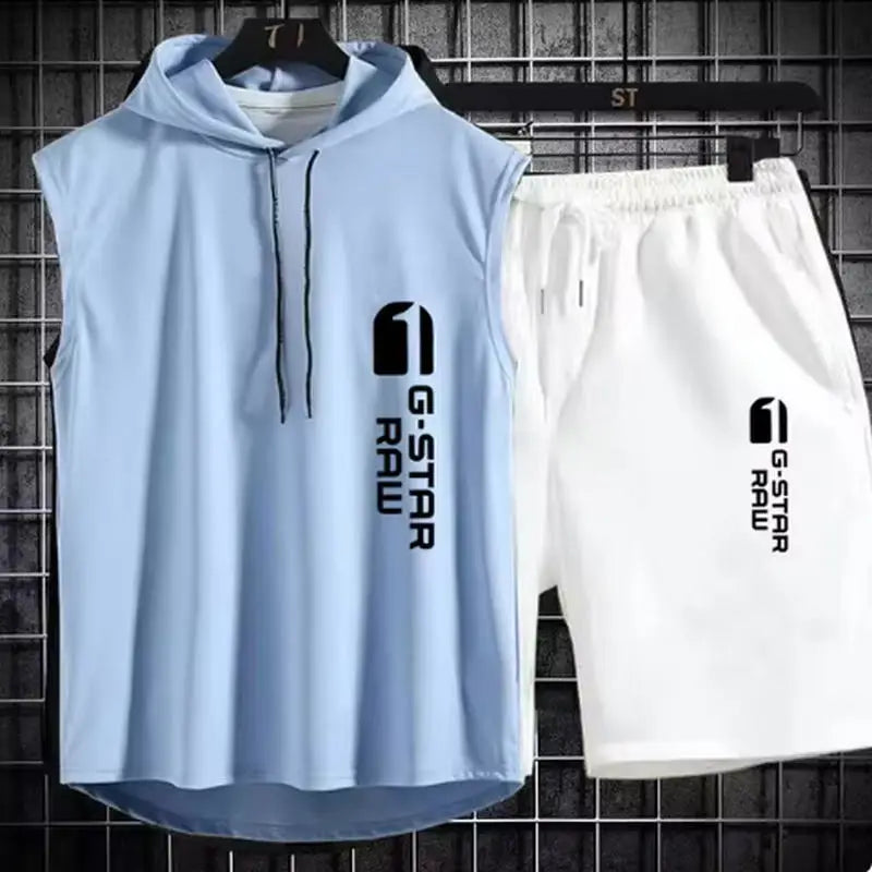 Summer Sports Tracksuit Two-Piece Set
