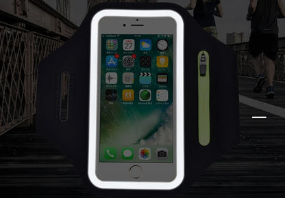 Running phone armband and wrist sleeve for sports and workouts