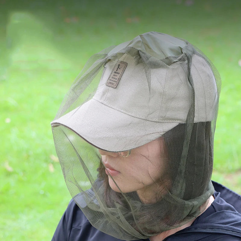 Breathable Mesh Mosquito Head Cover