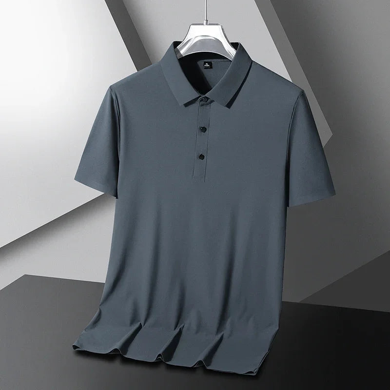 Premium Ice Silk Polo Shirt