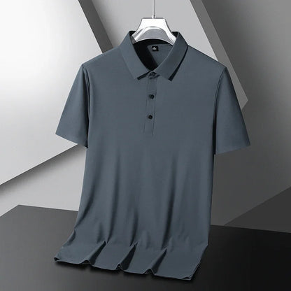 Premium Ice Silk Polo Shirt