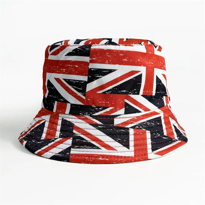 Reversible National Flag Bucket Hat