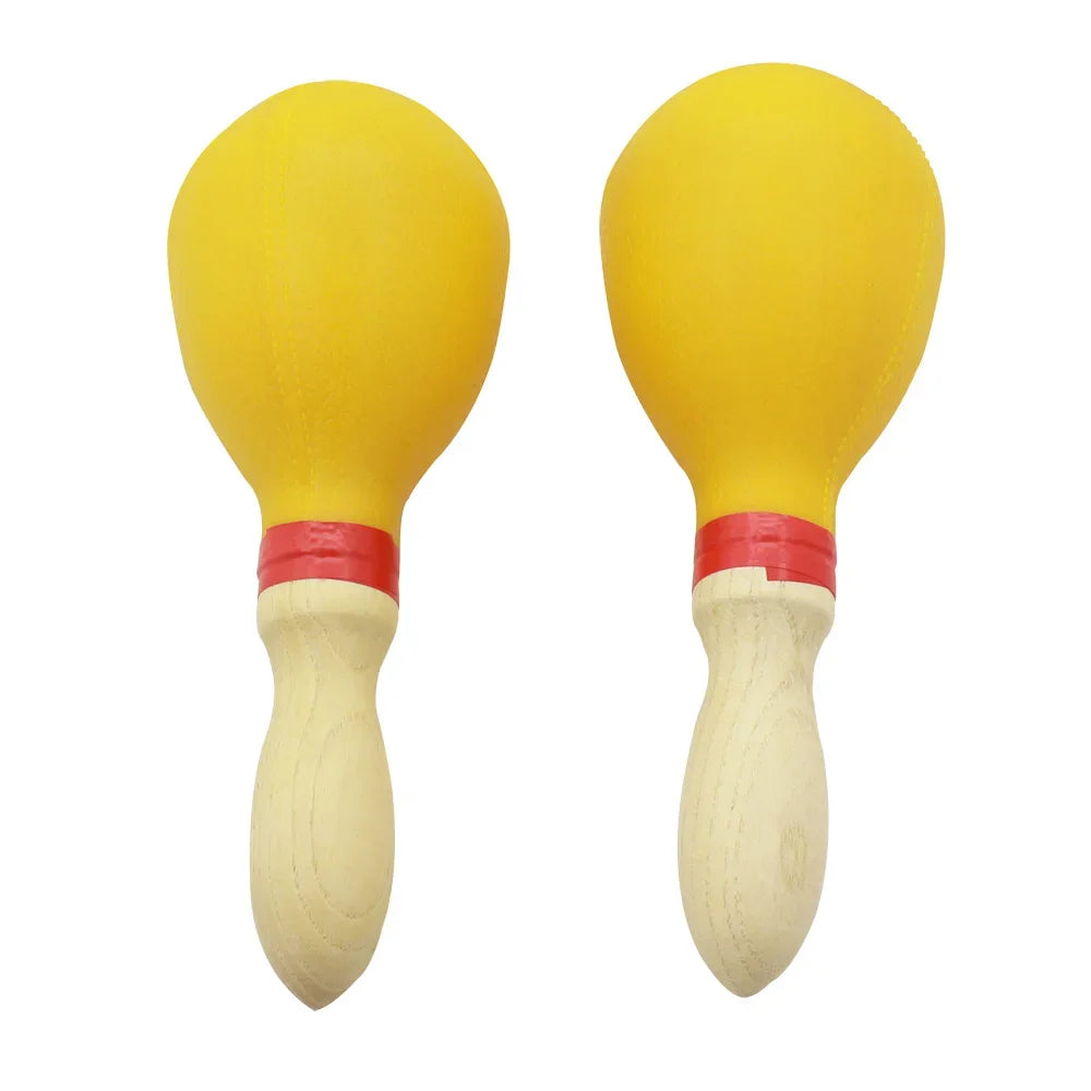 Wooden Handle Maracas Set