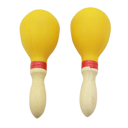 Wooden Handle Maracas Set
