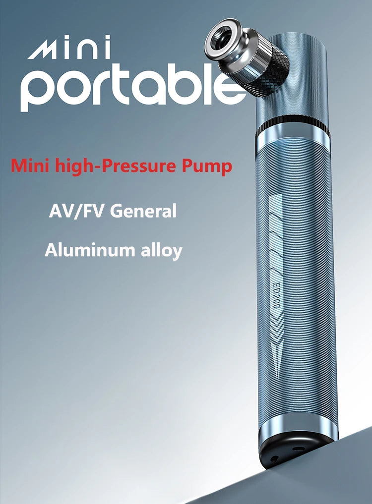 Mountain Road Bike Portable Bicycle Pump