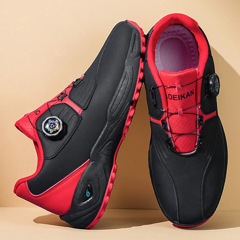 Premium Leather Waterproof Golf Shoes