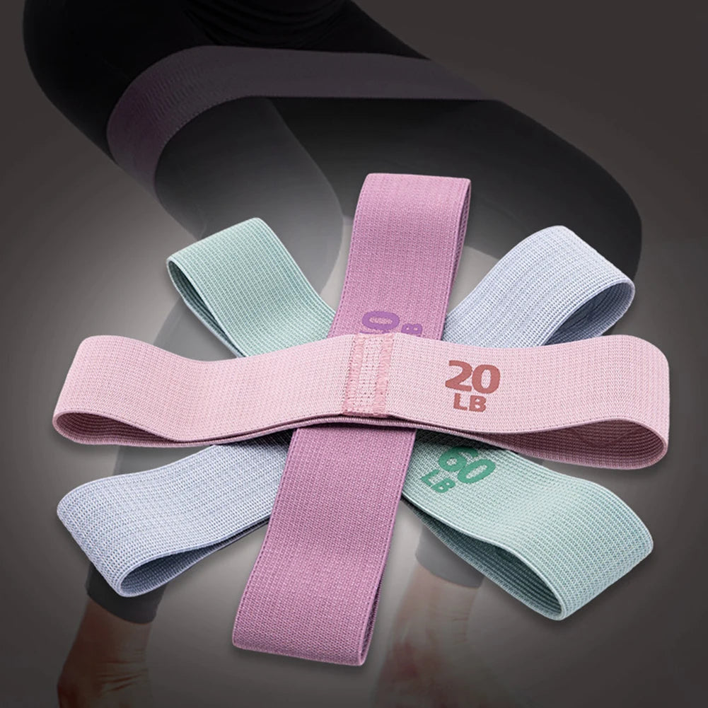 Elastic Workout Glute & Thigh Resistance Bands