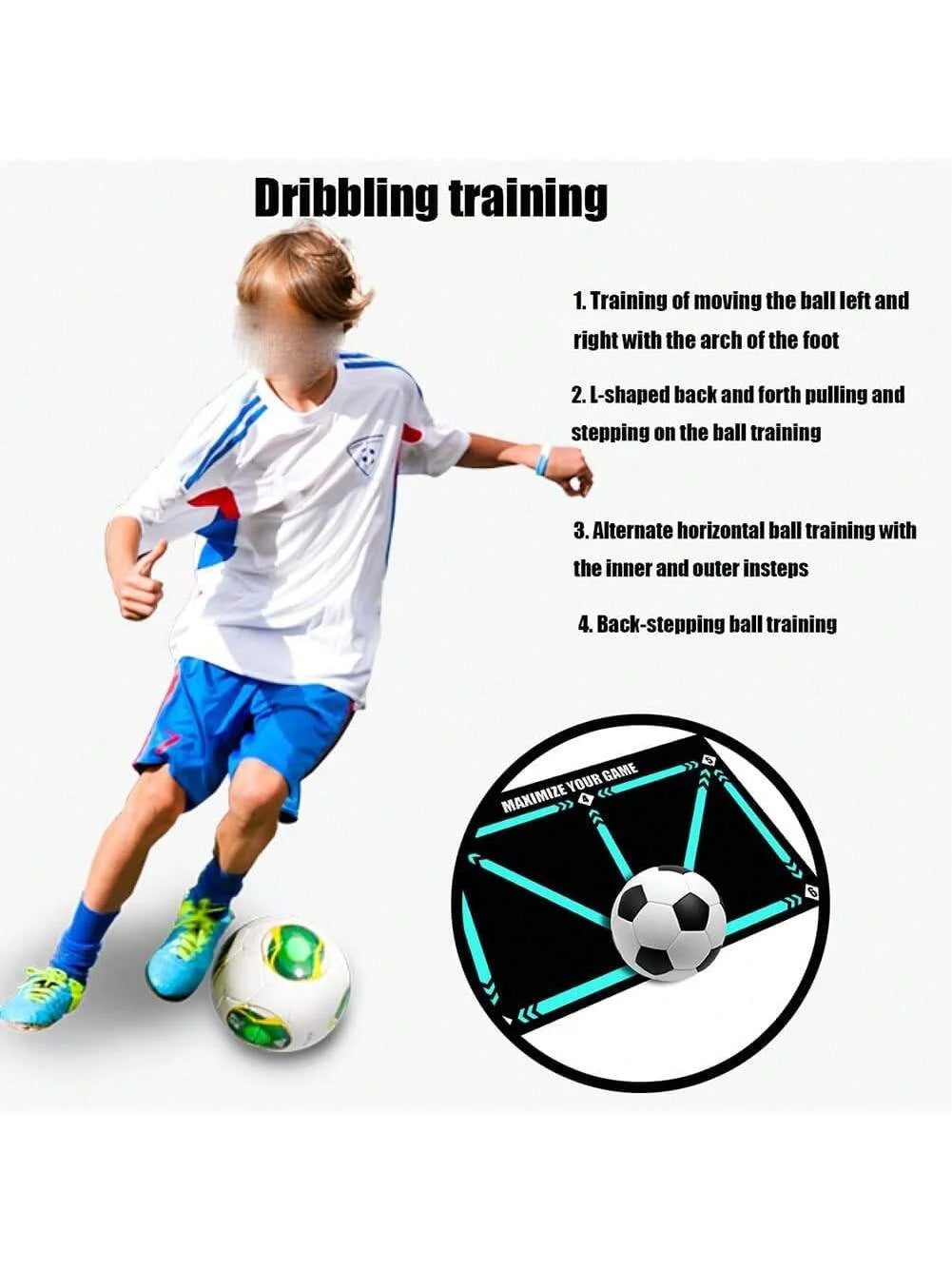 Thick Soccer Training Mat 60x90cm