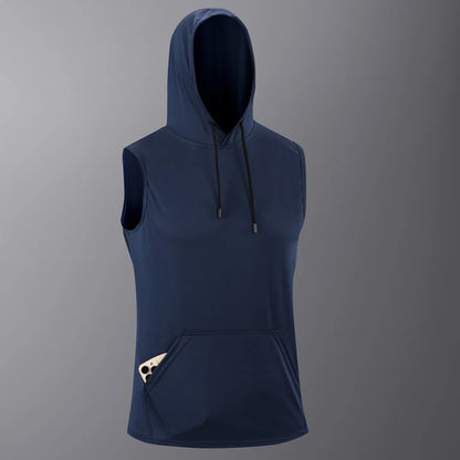 Quick-Dry Hooded Athletic Tank Top