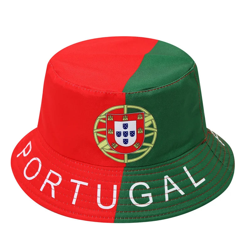 Reversible National Flag Bucket Hat