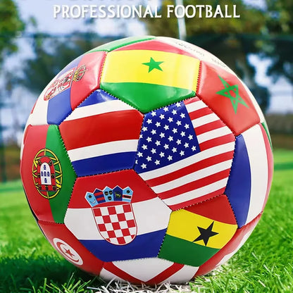 Flag Printed Training Soccer Ball