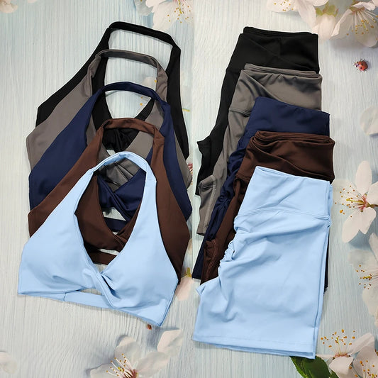 Women's Yoga Shorts & Workout Tracksuit