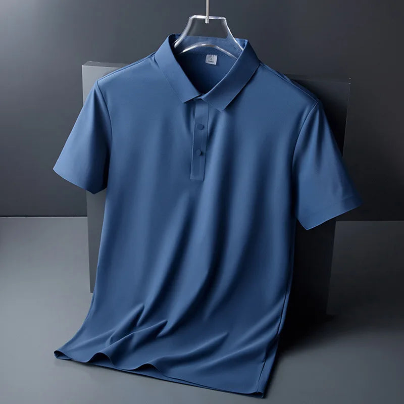 Premium Ice Silk Polo Shirt