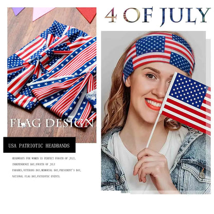 Patriotic American Flag Headband