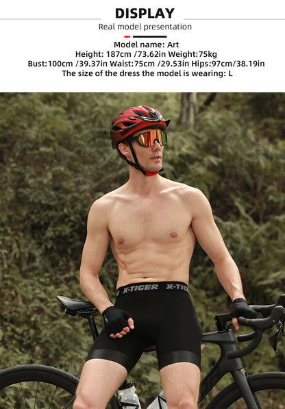 Cycling Shorts Mesh Underwear Gel Pad
